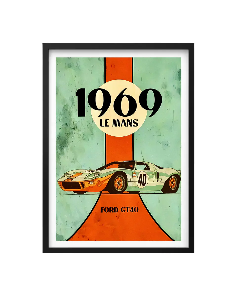 Cuadro Ford GT40 - Le Mans 1969 1