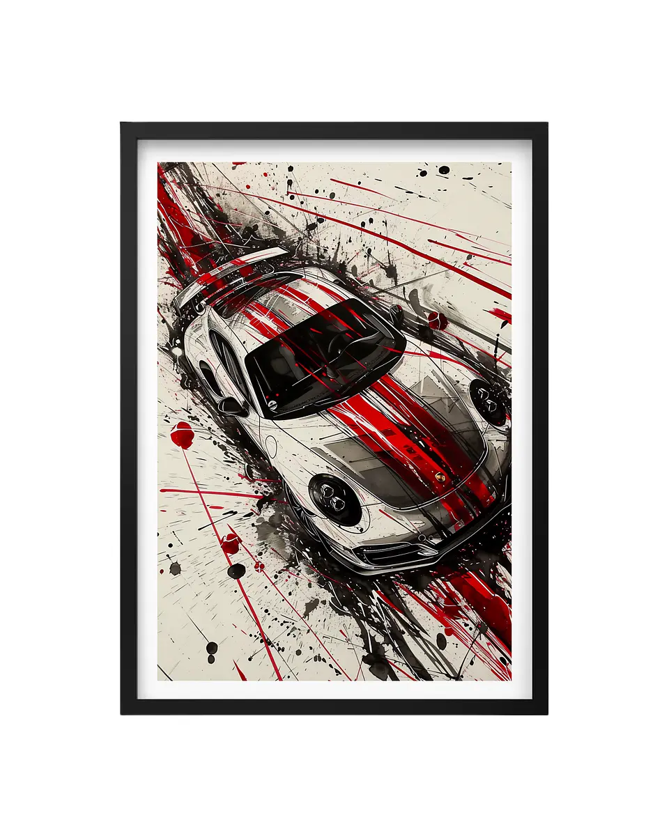 Cuadro Porsche GT - Velocidad y adrenalina 1