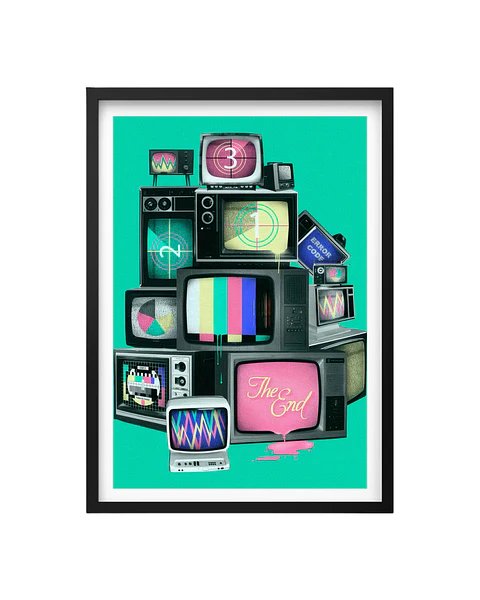 Cuadro Cuadro Retro Tv