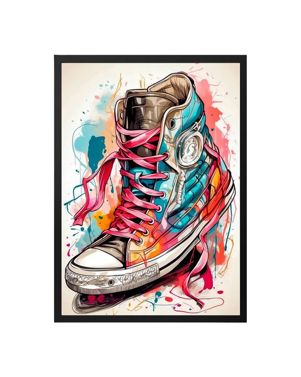 Cuadro Zapatilla Retro (Sneaker Vibe) 1