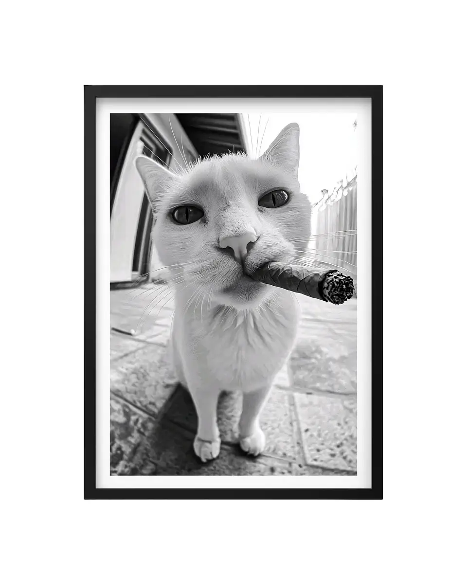 Cuadro Gato Mafia 1