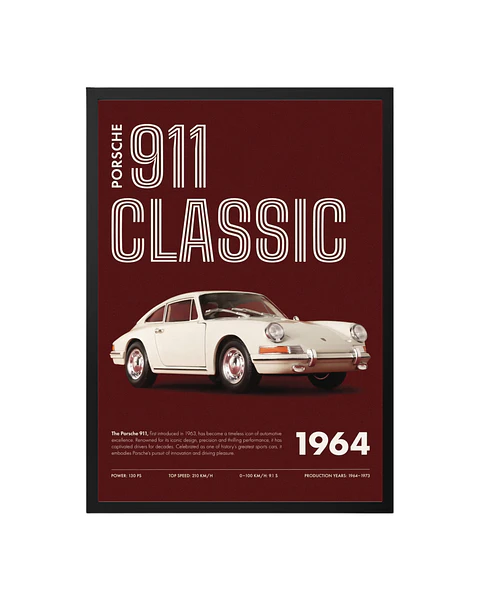 Cuadro Porsche 911 Classic