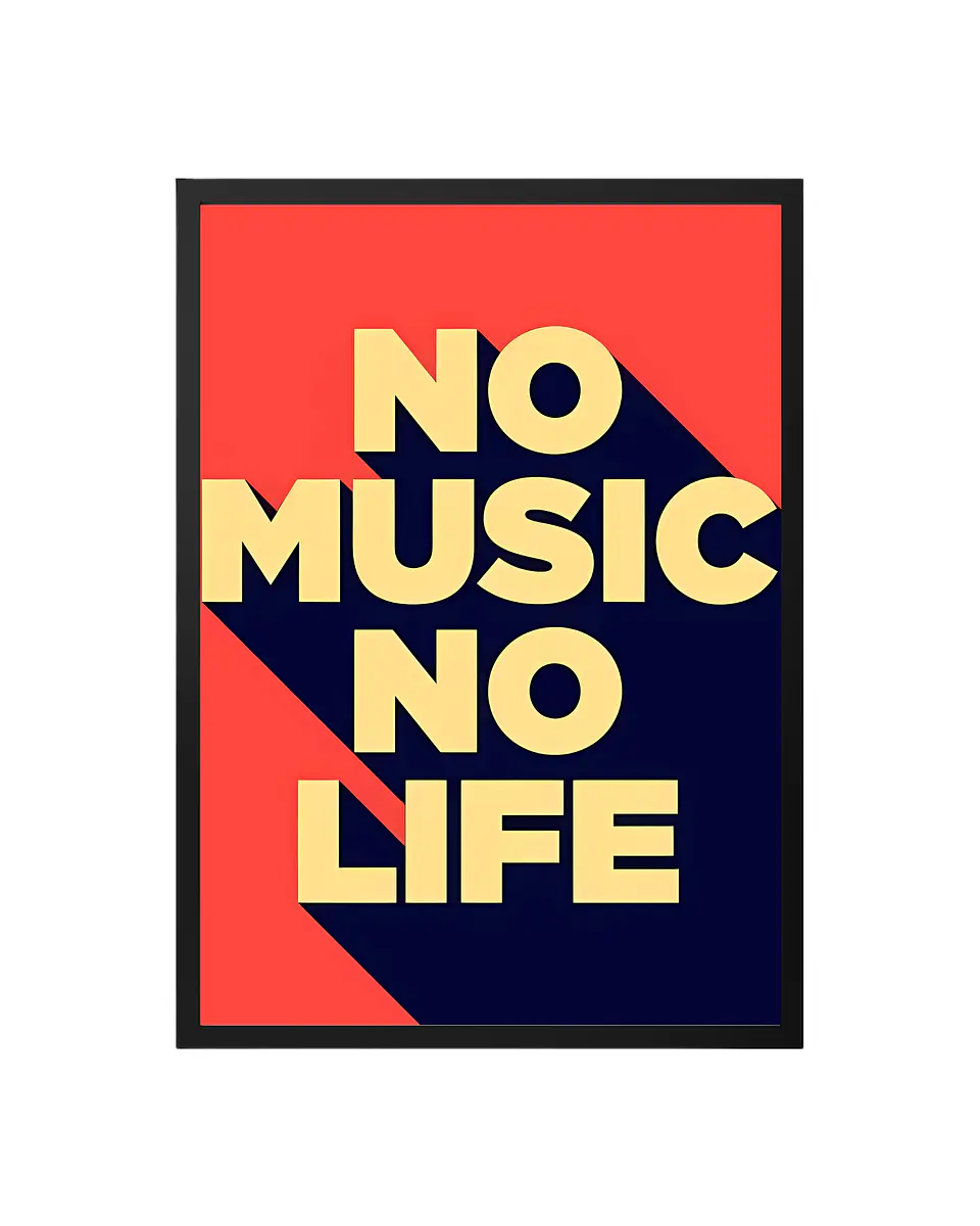 Cuadro Cuadro No Music No Life 1
