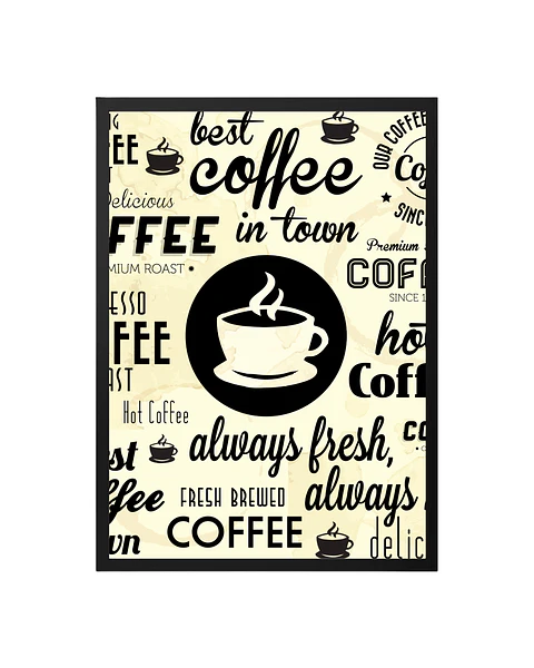 Cuadro Café Vintage