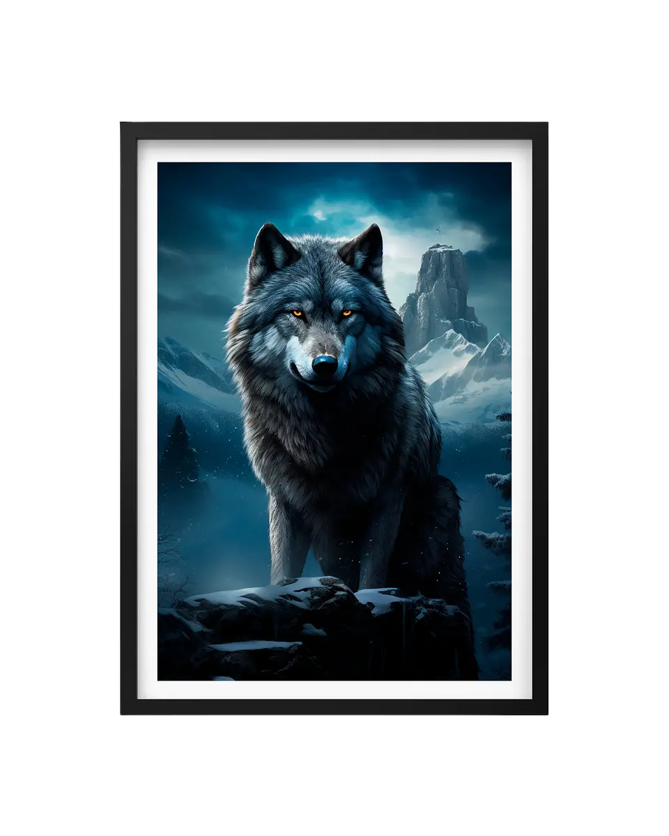 Cuadro El Lobo de las Cumbres 1