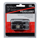 Linterna Frontal Recargable Con Sensor Luz Blanca Y Roja 3