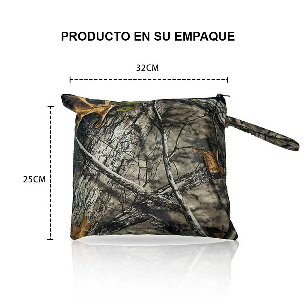 Poncho O Capa Para Lluvia Camuflado 4