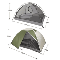 Carpa De Camping para 2 Personas 
