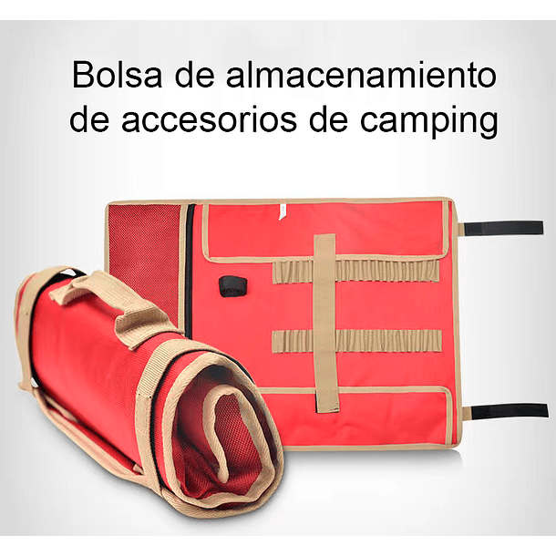 Bolsa de almacenamiento de accesorios de camping