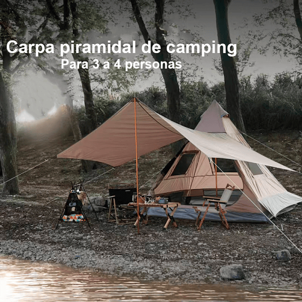 Carpa Para Camping para 4 Personas 7