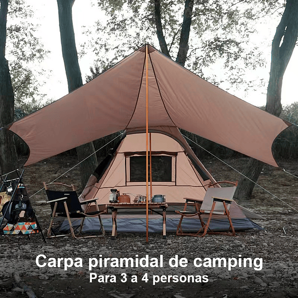 Carpa Para Camping para 4 Personas 8