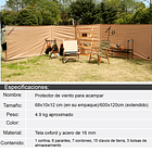 Protector De Viento Para Camping 2