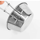 Set De Platos Plegable De Acero 2