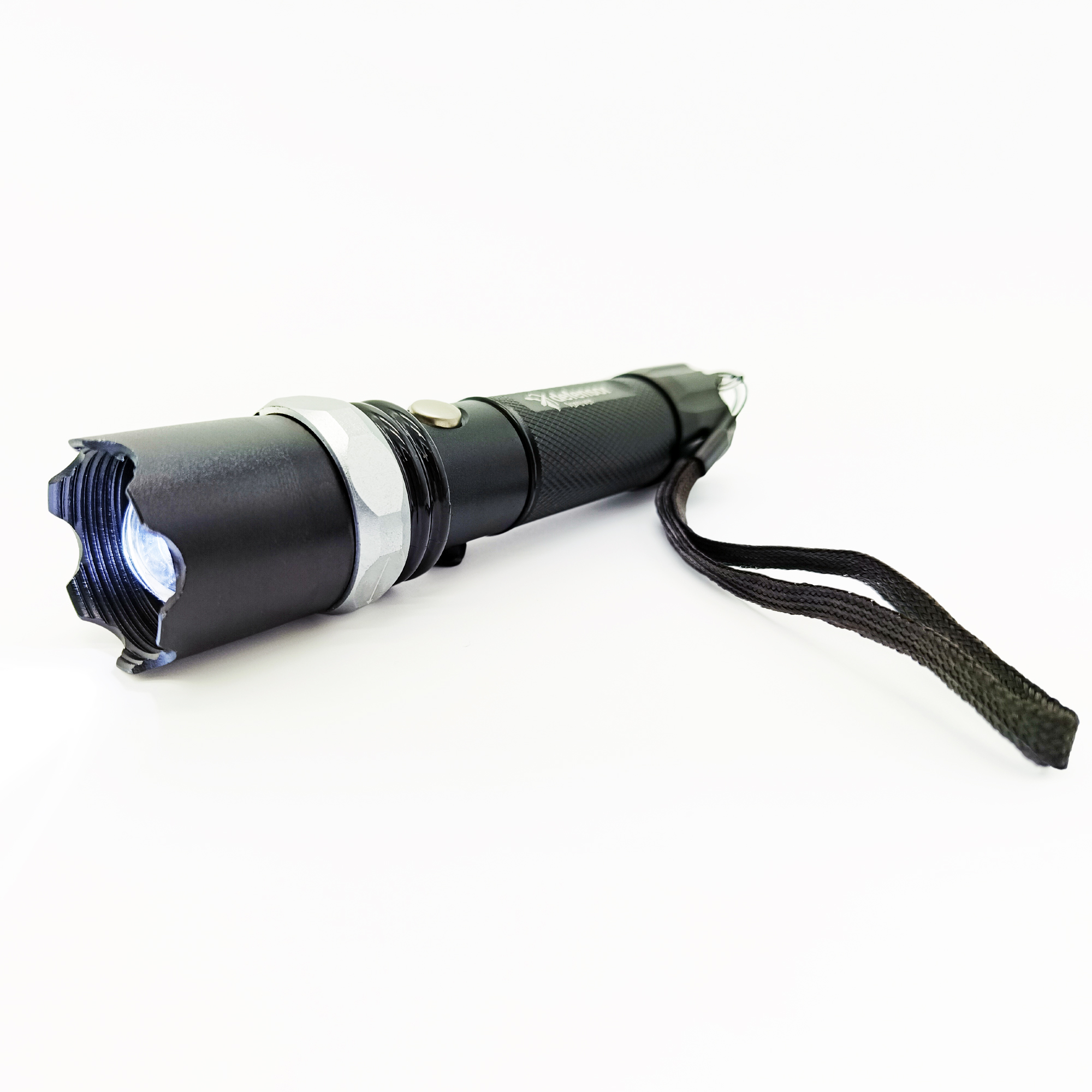 Linterna luz blanca con zoom recargable