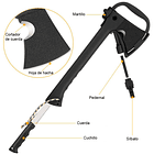 Hacha Multiusos Con Cuchillo Para Acampar Al Aire Libre 2