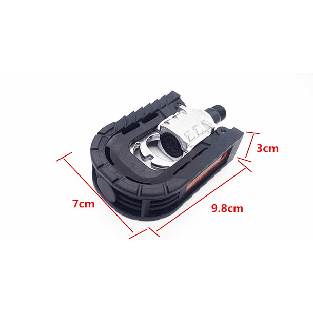 Pedales Retráctil De Plástico Para Bicicleta 2
