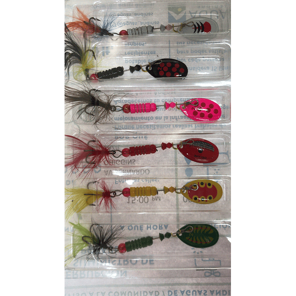 Set De Señuelo Spiner X6