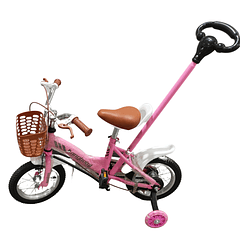 Bicicleta De Niño De Aprendizaje Acero Aro 12