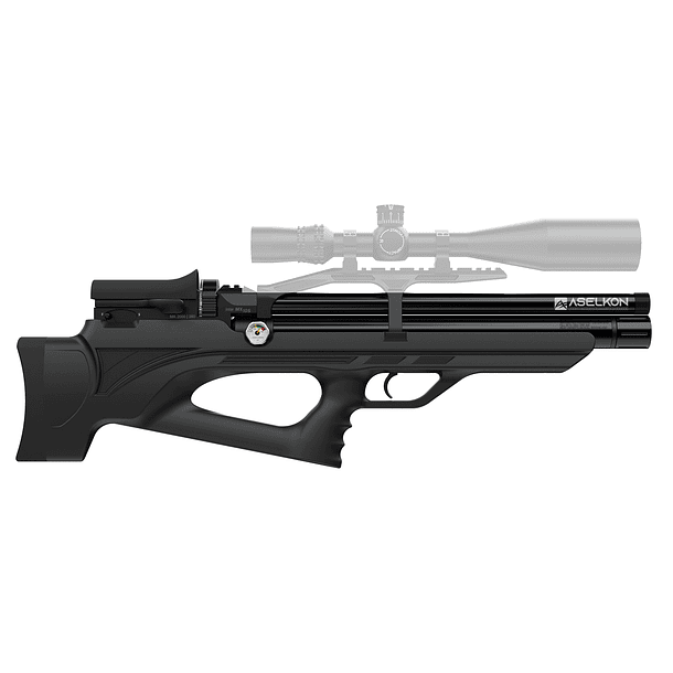 Rifle Aselkon Mx10s Sintetico Negro 5.5 Mm 1