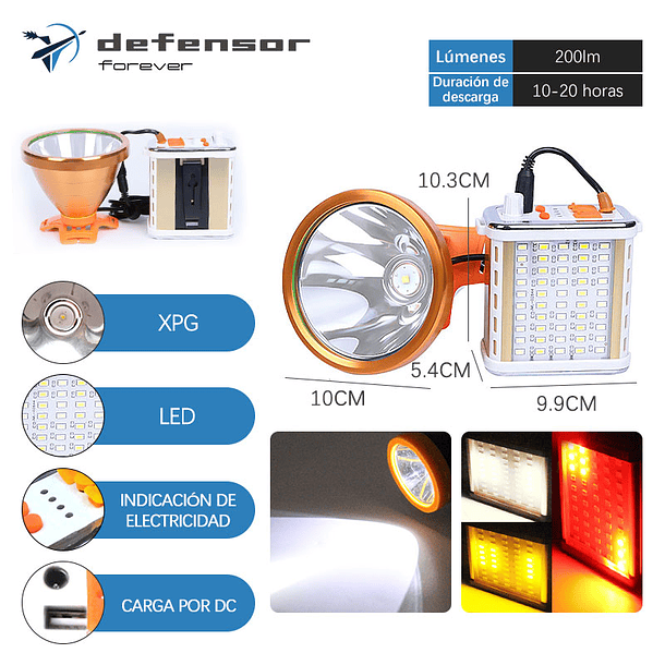 Focos De Caza De 200 Watts Y Con Luz Roja 2