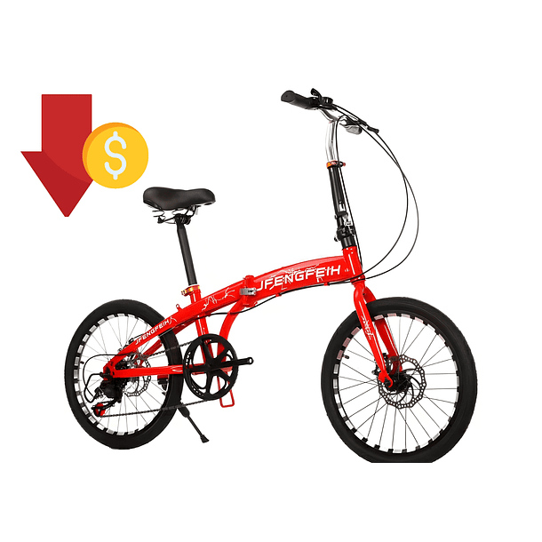 Bicicleta Plegable De Adulto Acero 1