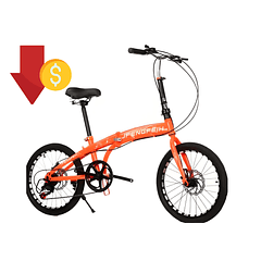 Bicicleta Plegable De Adulto Acero