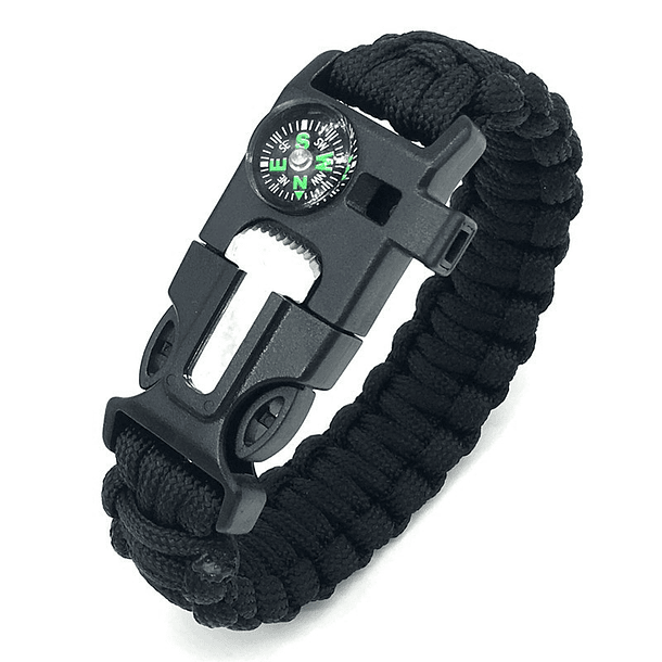  PULSERA PARACORD TÁCTICA CON BRÚJULA  1