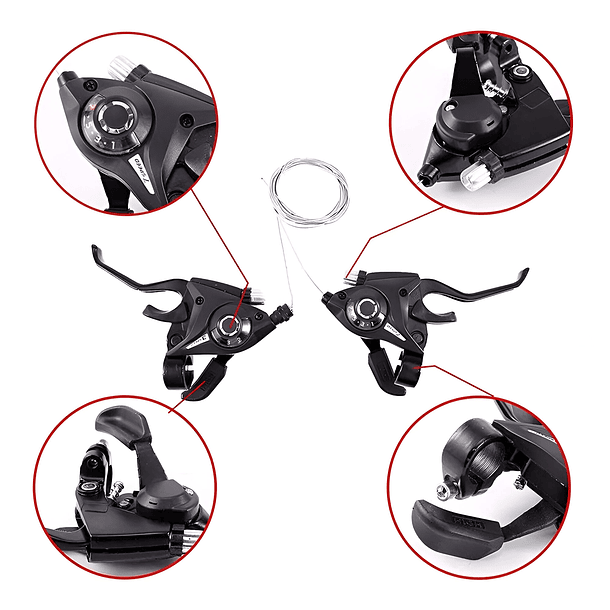 Manilla De Freno Y Cambio 7X3 Velocidades 5