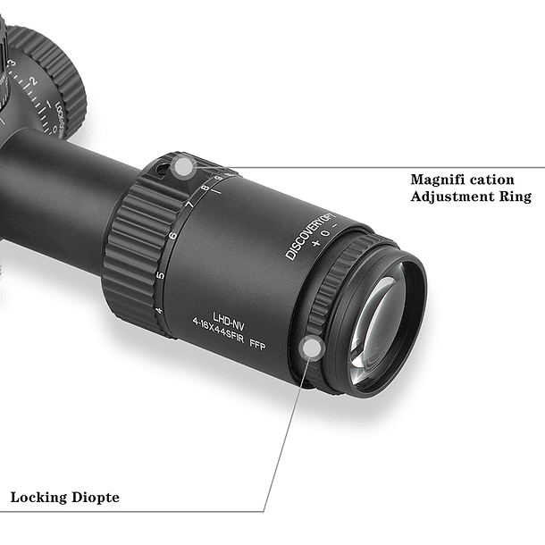 MIRA TELESCÓPICA  LHD-NV 4-16*44SFIR FFP 5