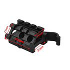 SOPORTE DE RIEL 21MM ANGULO UTG 3