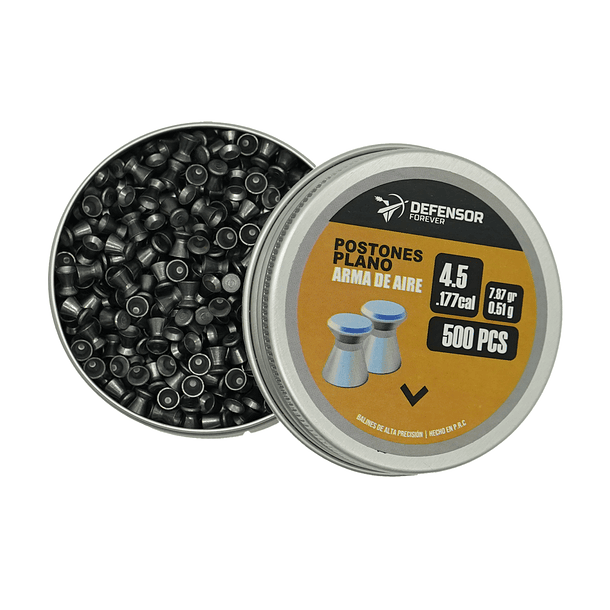 POSTONES PLANO 4.5MM 7.87GR 500UN