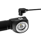 LINTERNA FRONTAL DE BUCEO RECARGABLE 1400 LUMEN  2