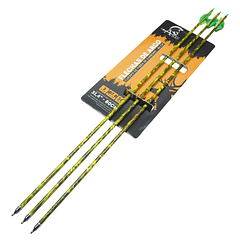 Flecha de fibra de carbono con punta inox