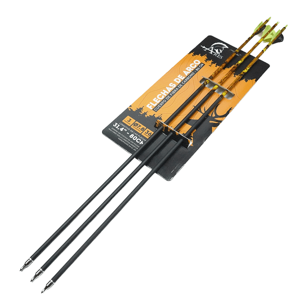 Flecha de fibra de carbono con punta inox 3