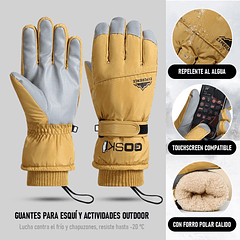 GUANTES DE HOMBRE PARA NIEVE 