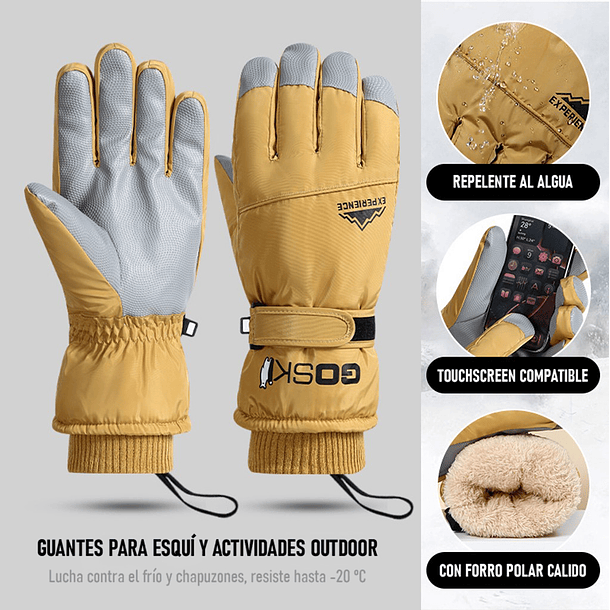 GUANTES DE HOMBRE PARA NIEVE  1