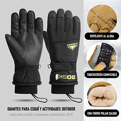 GUANTES DE HOMBRE PARA NIEVE 