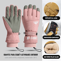GUANTES DE MUJER PARA NIEVE