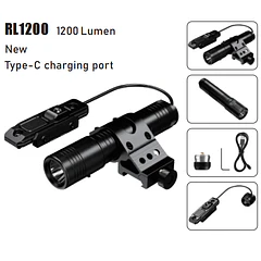 LINTERNA TÁCTICA 1200 LUMEN 