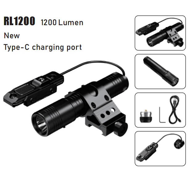 LINTERNA TÁCTICA 1200 LUMEN  1