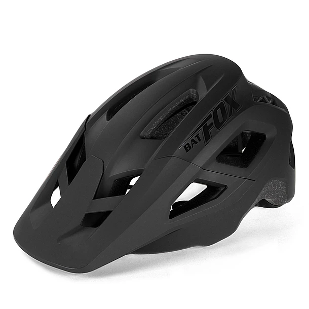 CASCO MTB BATFOX CON LUZ RECARGABLE  18