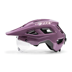 CASCO MTB BATFOX CON LUZ RECARGABLE