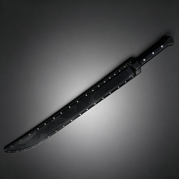 Katana Táctica tipo Ala de Ganso (Versión Ranurada) 3