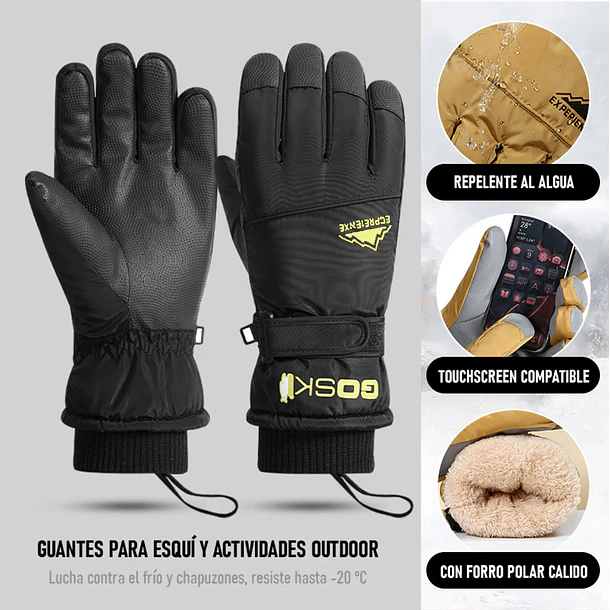 GUANTES DE HOMBRE PARA NIEVE  4