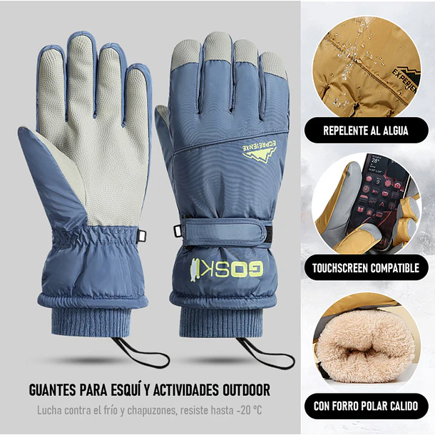 GUANTES DE HOMBRE PARA NIEVE  5