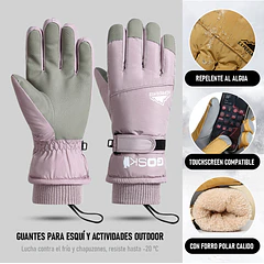 GUANTES DE MUJER PARA NIEVE