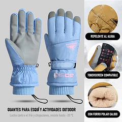 GUANTES DE MUJER PARA NIEVE