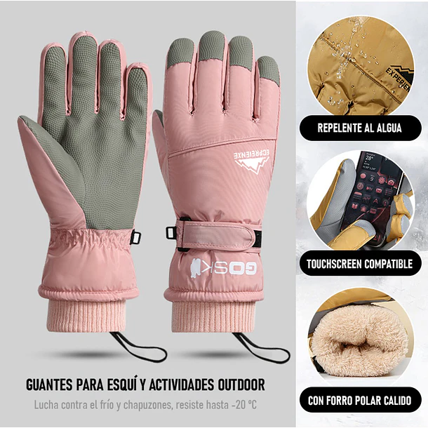 GUANTES DE MUJER PARA NIEVE 3