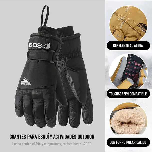 GUANTES DE MUJER PARA NIEVE 4