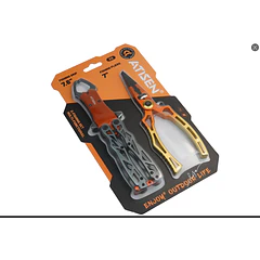 Set De Alicate Multifuncional Y Pinza Sujetador Para Pesca 
